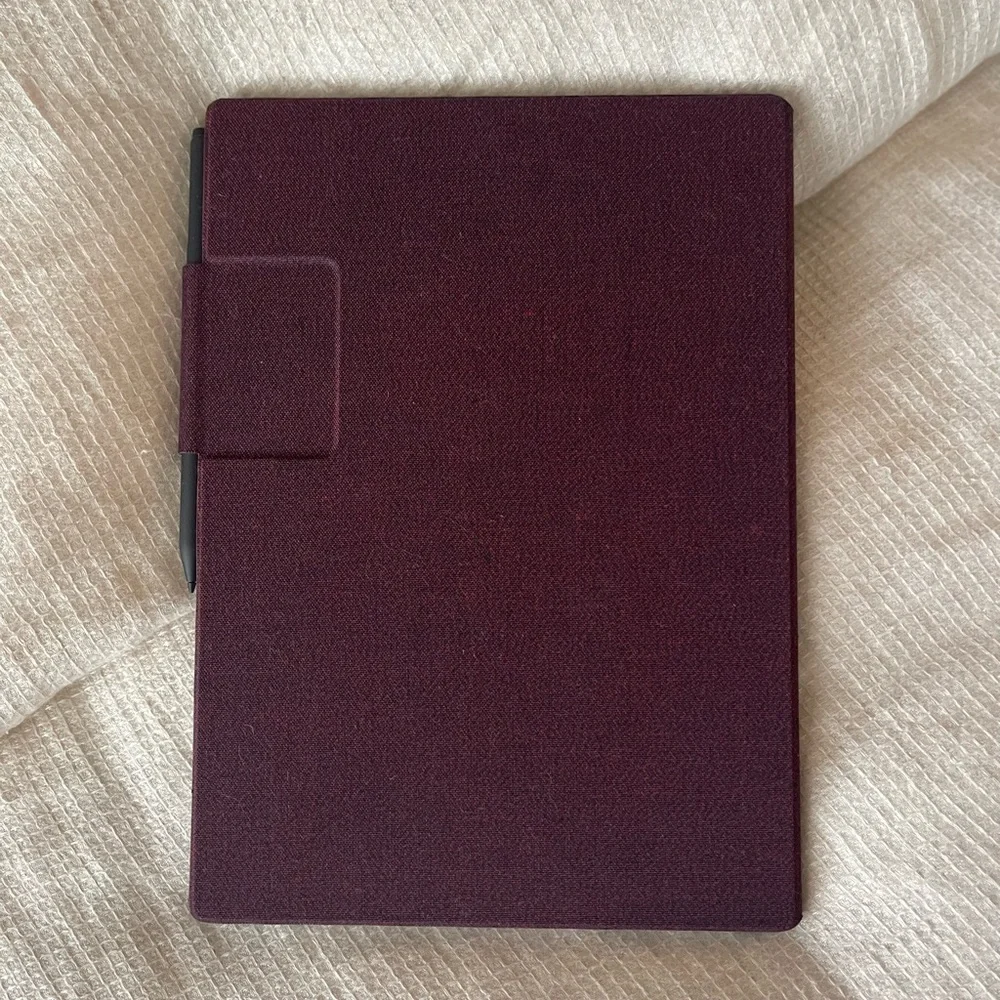 Tablet Folio Cover with Stylus - Plum